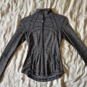 Lululemon Athletica Heathered Black Define Jacket Size 4